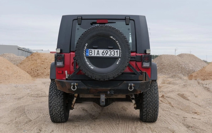 Jeep Wrangler cena 74900 przebieg: 225000, rok produkcji 2008 z Łapy małe 191